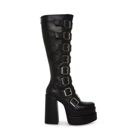 Botas Hasta La Rodilla Steve Madden Cassia Mujer Negras | ES BX64SE